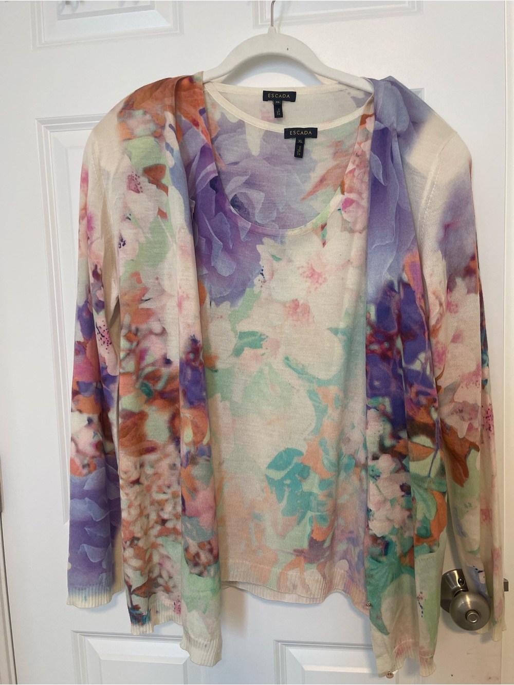 ESCADA Floral Cardigan Set 🌸